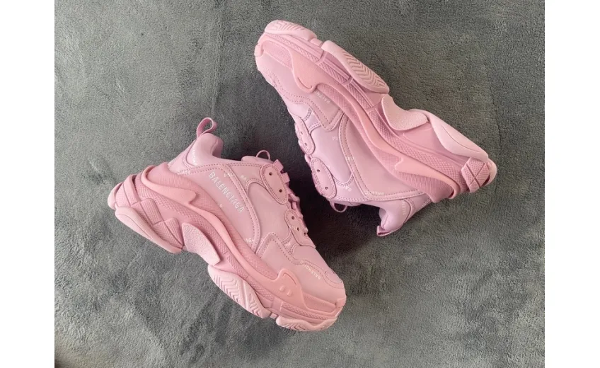  Balenciaga Triple S Letter Pink 524039 W2FA1 5090