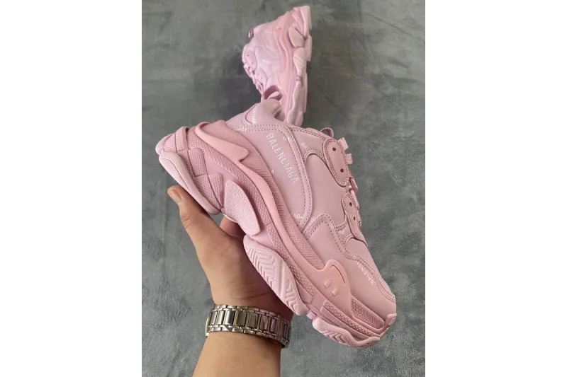  Balenciaga Triple S Letter Pink 524039 W2FA1 5090