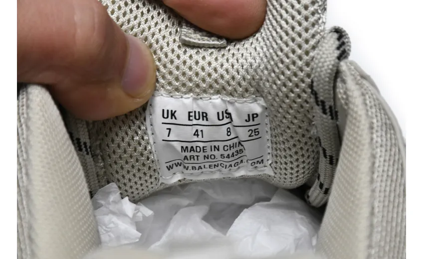  Balenciaga Triple S Rice Ash 534737 W2FW1 9700