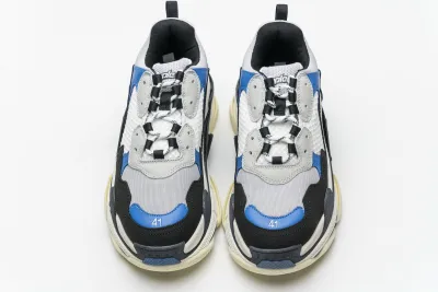  Balenciaga Triple S Black Grey Blue 541624 W06E2 7080  02
