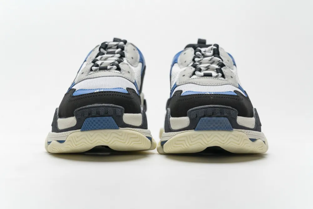  Balenciaga Triple S Black Grey Blue 541624 W06E2 7080 