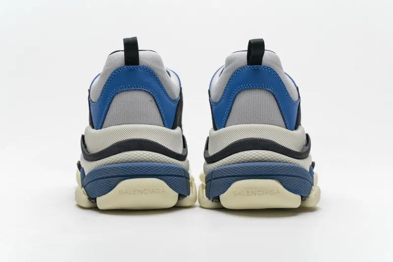  Balenciaga Triple S Black Grey Blue 541624 W06E2 7080 