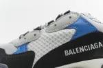  Balenciaga Triple S Black Grey Blue 541624 W06E2 7080 