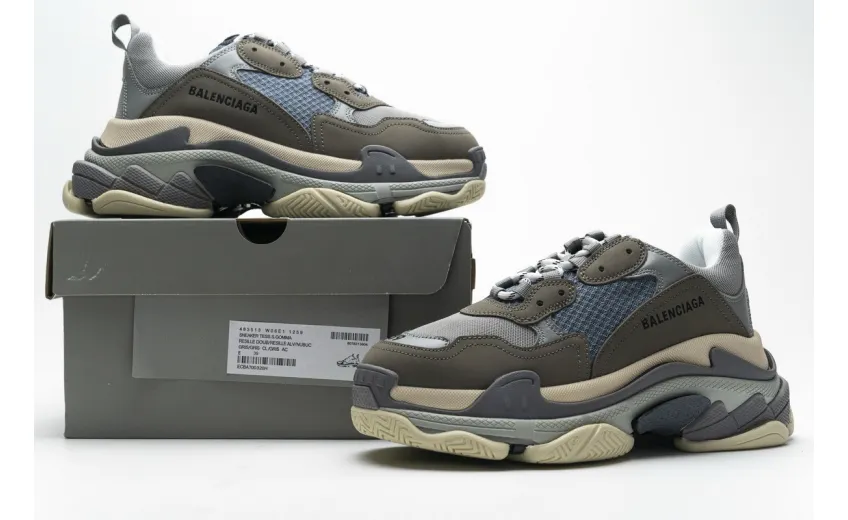 Balenciaga Triple S Grey 483513 W06E1 1259