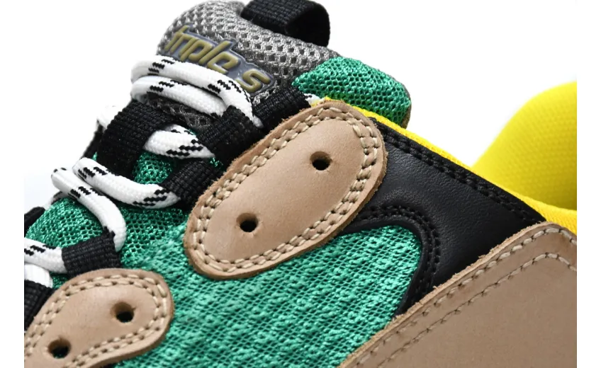 Balenciaga Triple S Green Yellow 483513 W06E3 7070