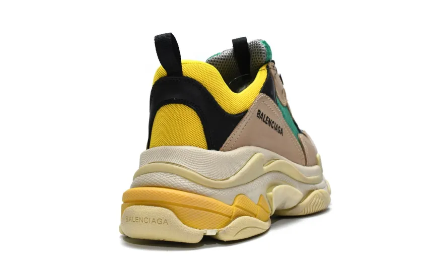  Balenciaga Triple S Green Yellow 483513 W06E3 7070