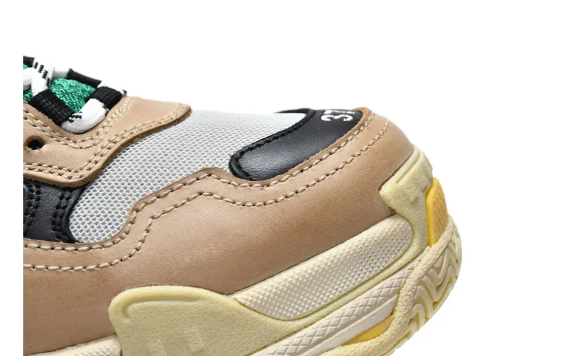  Balenciaga Triple S Green Yellow 483513 W06E3 7070