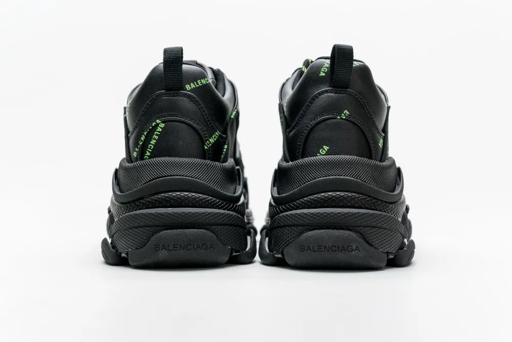  Balenciaga Triple S Letter Fluorescent Yellow 524039 W2FA1 7633