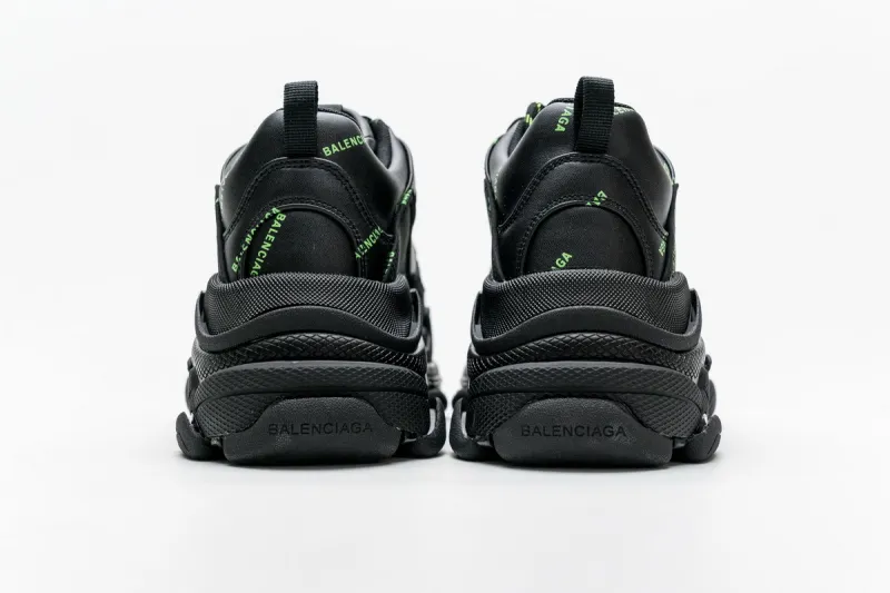  Balenciaga Triple S Letter Fluorescent Yellow 524039 W2FA1 7633