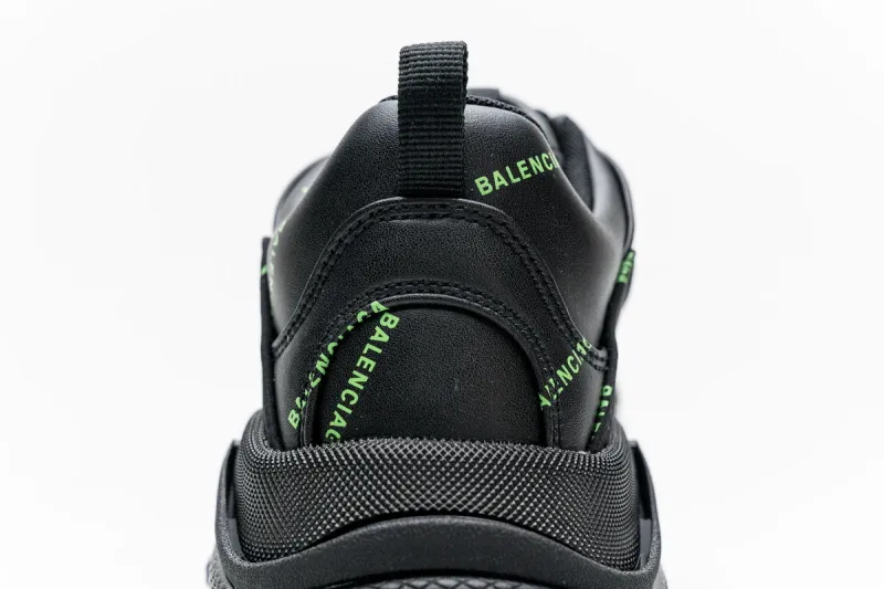  Balenciaga Triple S Letter Fluorescent Yellow 524039 W2FA1 7633