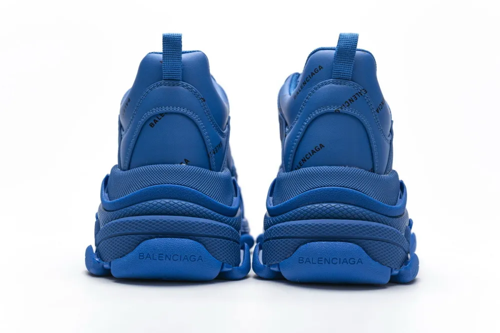  Balenciaga Triple S Letter Blue 536737 W06E2 0848