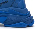  Balenciaga Triple S Letter Blue 536737 W06E2 0848