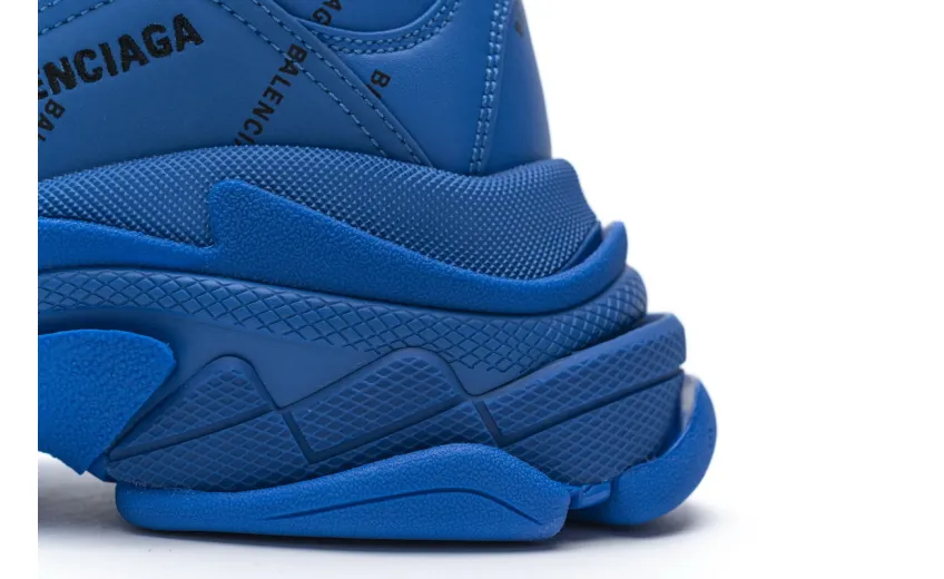  Balenciaga Triple S Letter Blue 536737 W06E2 0848