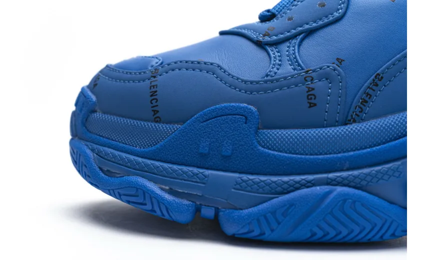  Balenciaga Triple S Letter Blue 536737 W06E2 0848