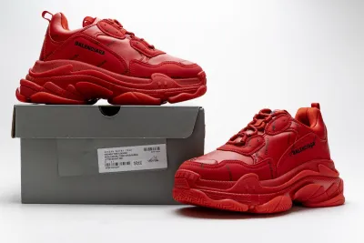  Balenciaga Triple S Letter Bright Red 524039 W2FA1 7632 01