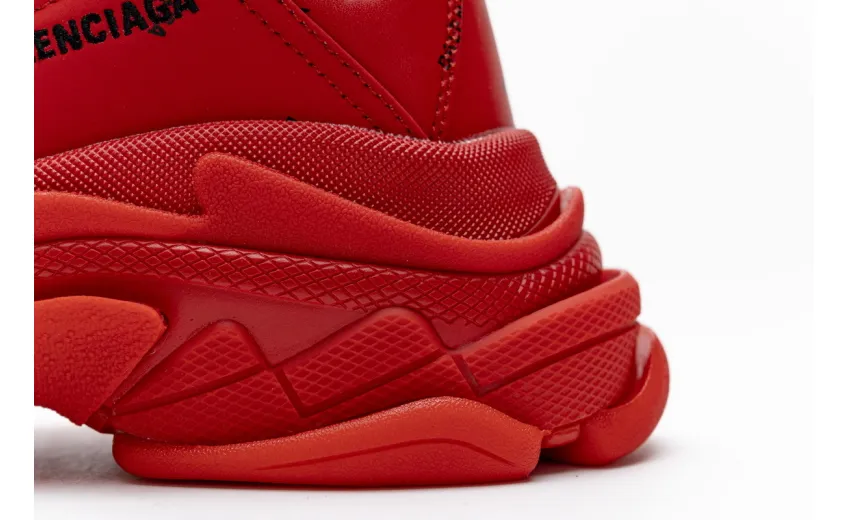  Balenciaga Triple S Letter Bright Red 524039 W2FA1 7632