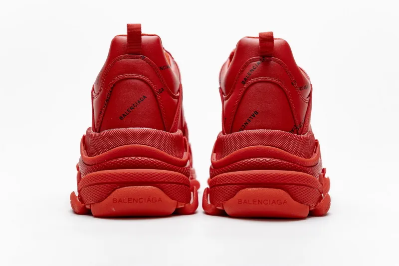  Balenciaga Triple S Letter Bright Red 524039 W2FA1 7632
