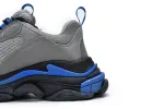  Balenciaga Triple S Grey Sapphire 536737 W09ON1 9018