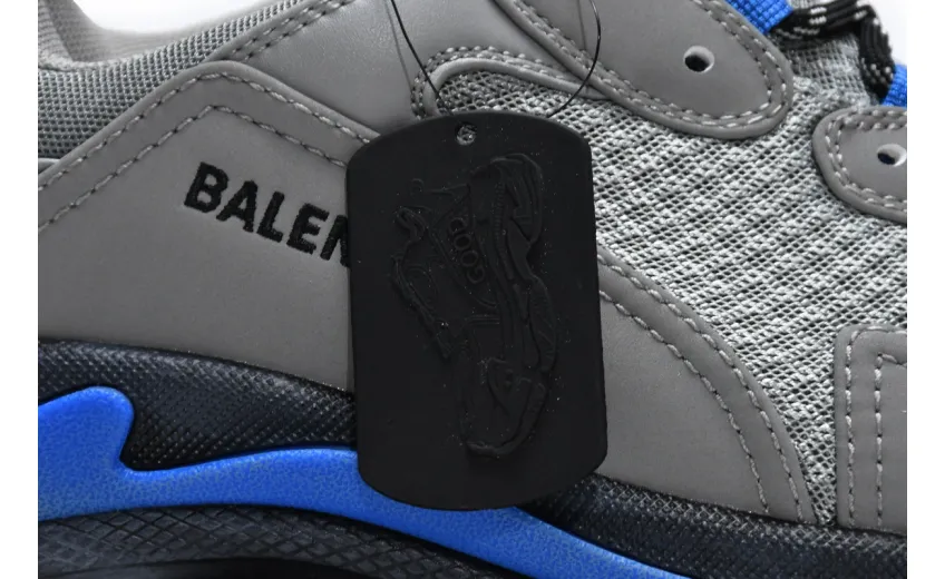  Balenciaga Triple S Grey Sapphire 536737 W09ON1 9018