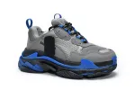  Balenciaga Triple S Grey Sapphire 536737 W09ON1 9018