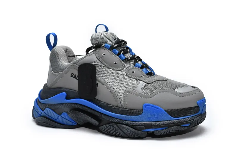  Balenciaga Triple S Grey Sapphire 536737 W09ON1 9018