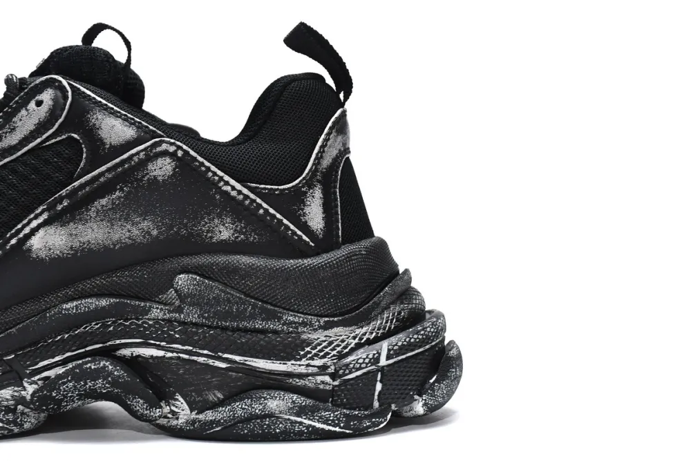  Balenciaga Triple S Black 524039 WN3 1000