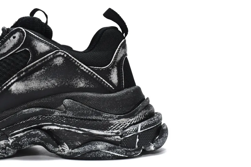  Balenciaga Triple S Black 524039 WN3 1000