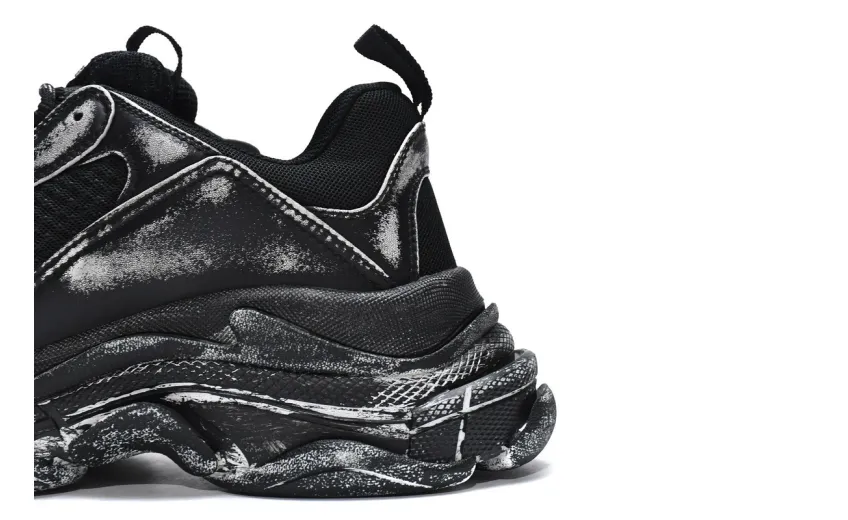  Balenciaga Triple S Black 524039 WN3 1000