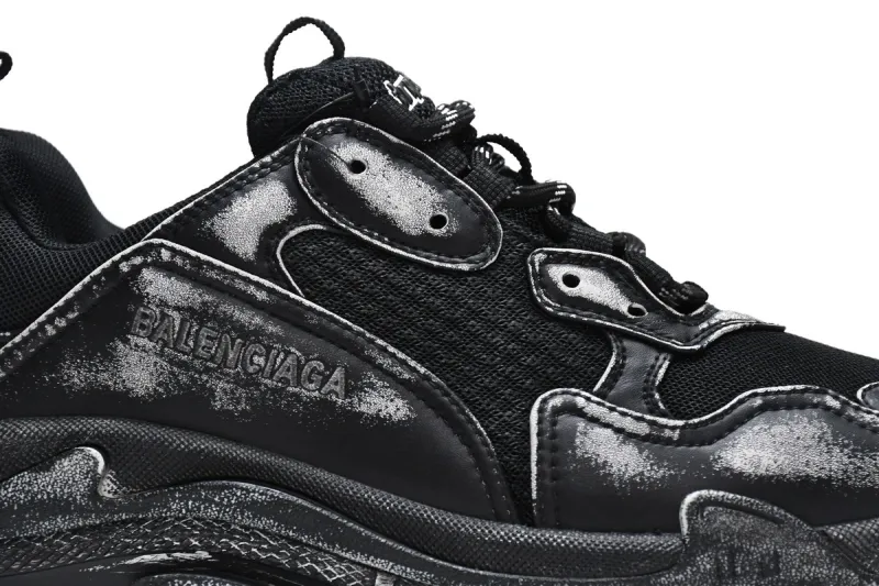  Balenciaga Triple S Black 524039 WN3 1000