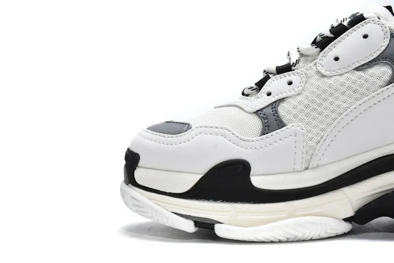  Balenciaga Triple S White Grey 536737 W09O1 9089