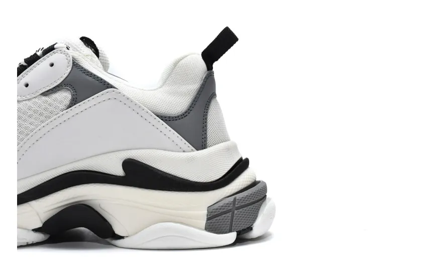  Balenciaga Triple S White Grey 536737 W09O1 9089