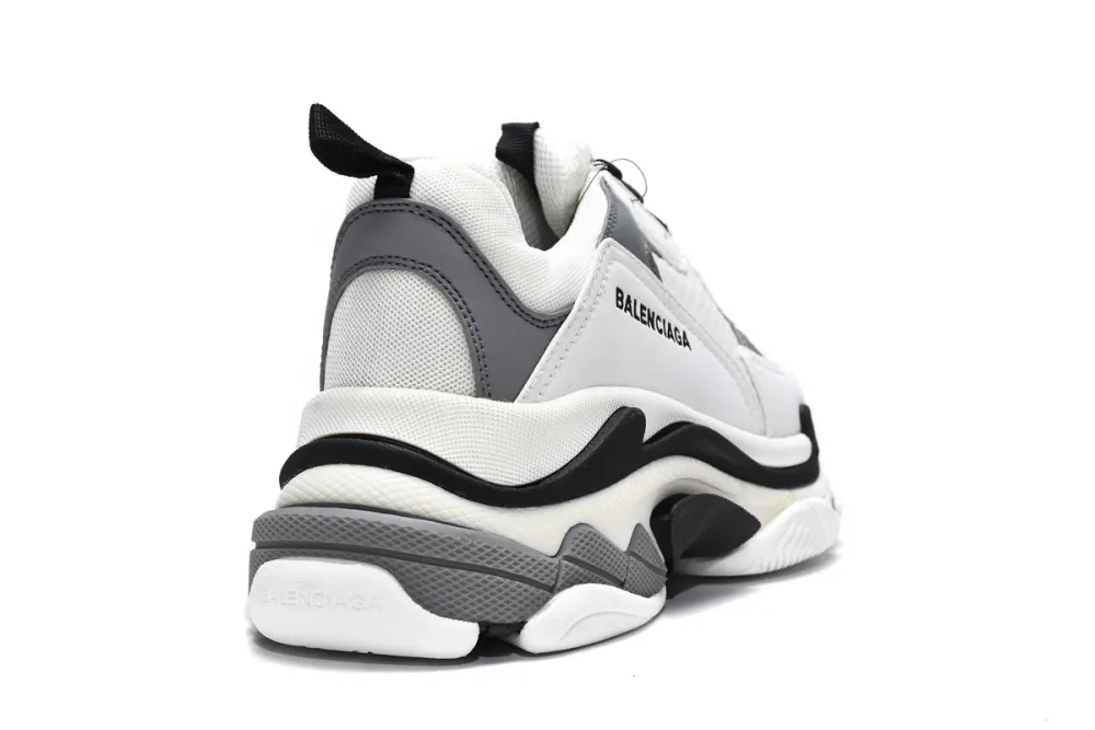  Balenciaga Triple S White Grey 536737 W09O1 9089