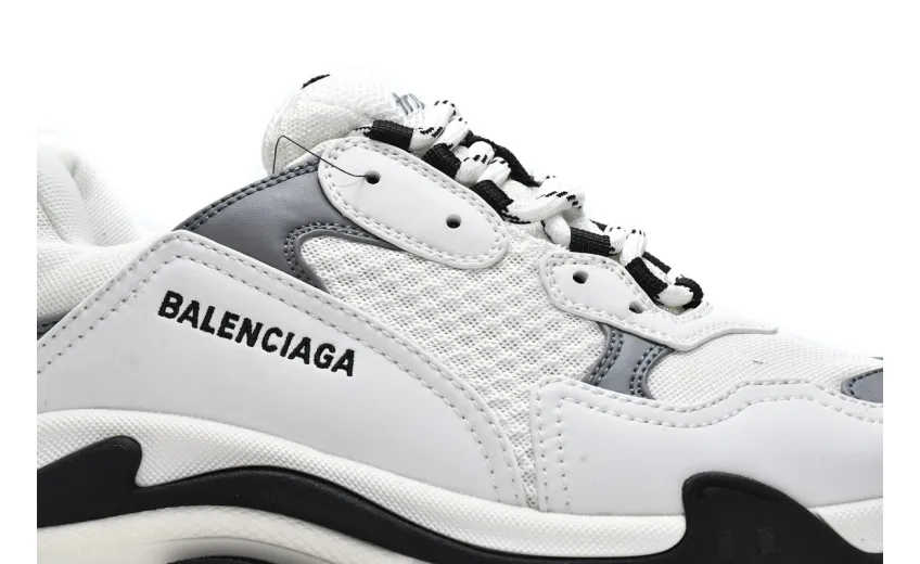  Balenciaga Triple S White Grey 536737 W09O1 9089