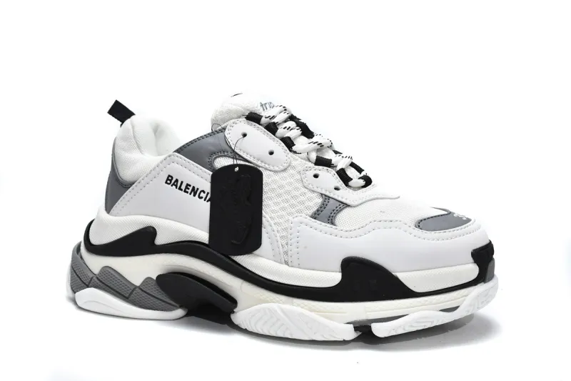  Balenciaga Triple S White Grey 536737 W09O1 9089