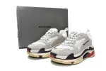  Balenciaga Triple S White Dark Grey Red 524037 W09E1 9000