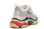  Balenciaga Triple S White Dark Grey Red 524037 W09E1 9000