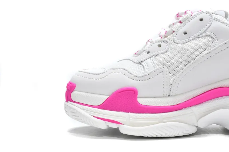  Balenciaga Triple S White Peach Red 536737 W2CA3 3890