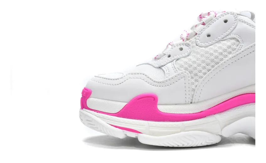  Balenciaga Triple S White Peach Red 536737 W2CA3 3890