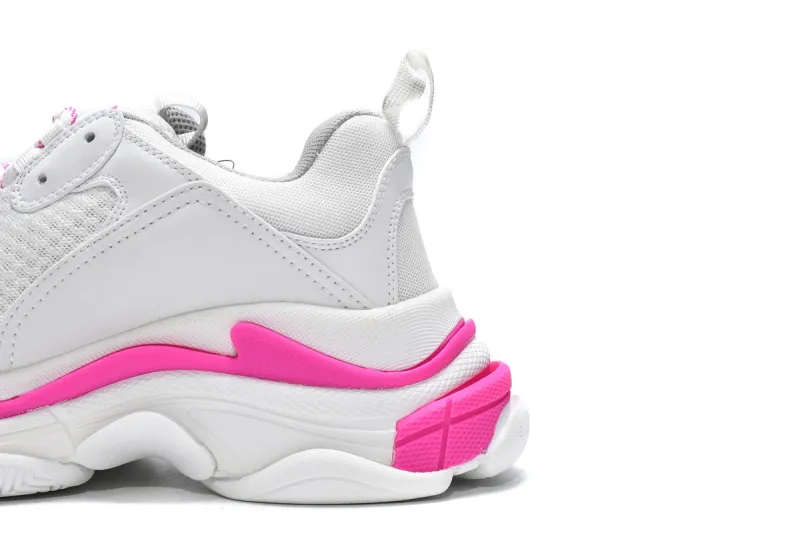  Balenciaga Triple S White Peach Red 536737 W2CA3 3890