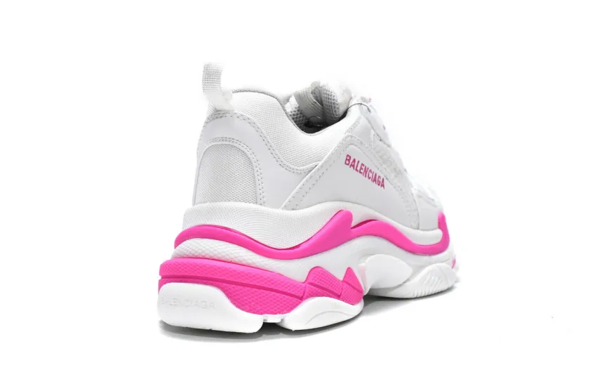  Balenciaga Triple S White Peach Red 536737 W2CA3 3890
