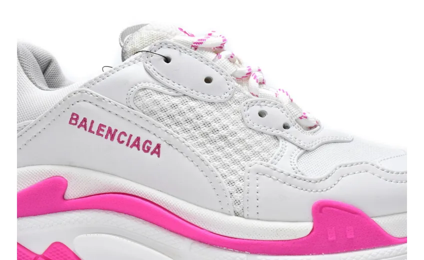  Balenciaga Triple S White Peach Red 536737 W2CA3 3890