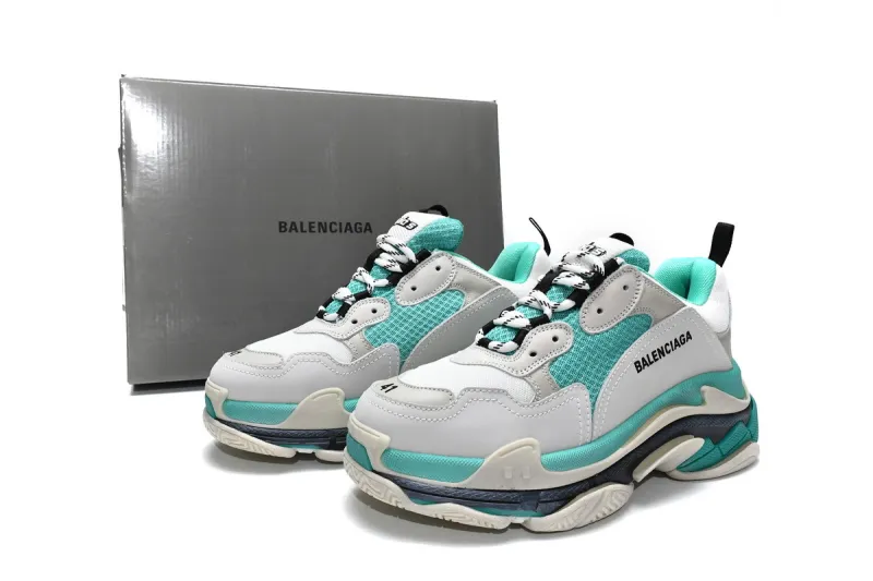  Balenciaga Triple S Mint Green 524039 W09E1 9878