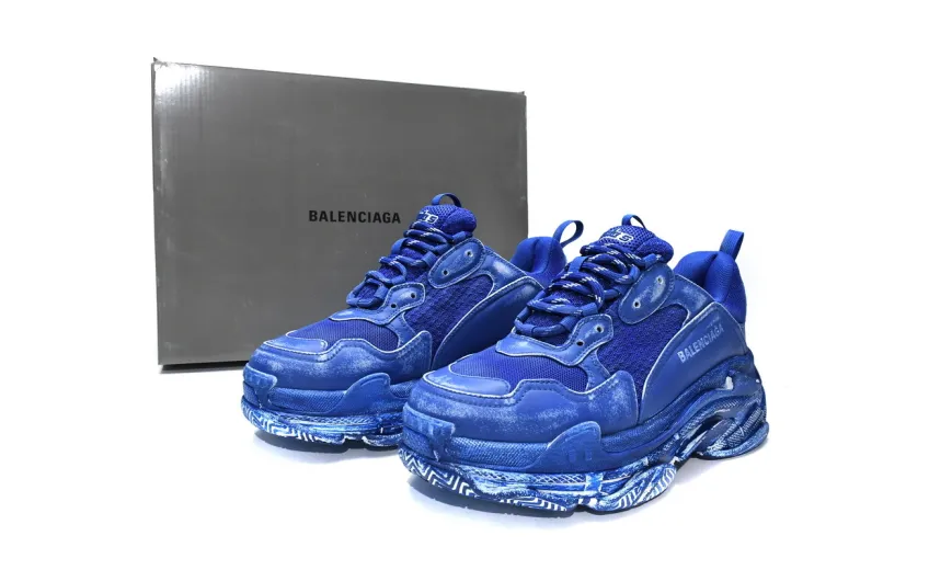  Balenciaga Triple S Blue 536737 W3CN3 4900