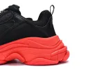  Balenciaga Triple S Black Dark Red 536737 W2FZ1 1060