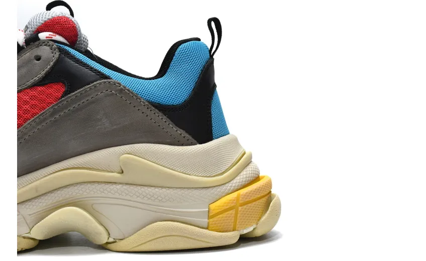  Balenciaga Triple S Blue Red 533883 W09O2 4365