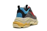 Balenciaga Triple S Blue Red 533883 W09O2 4365