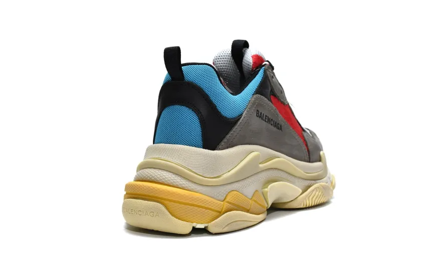  Balenciaga Triple S Blue Red 533883 W09O2 4365