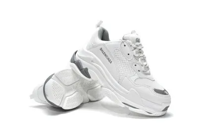  Balenciaga Triple S White Silver 524039 W2FS4 1200  02
