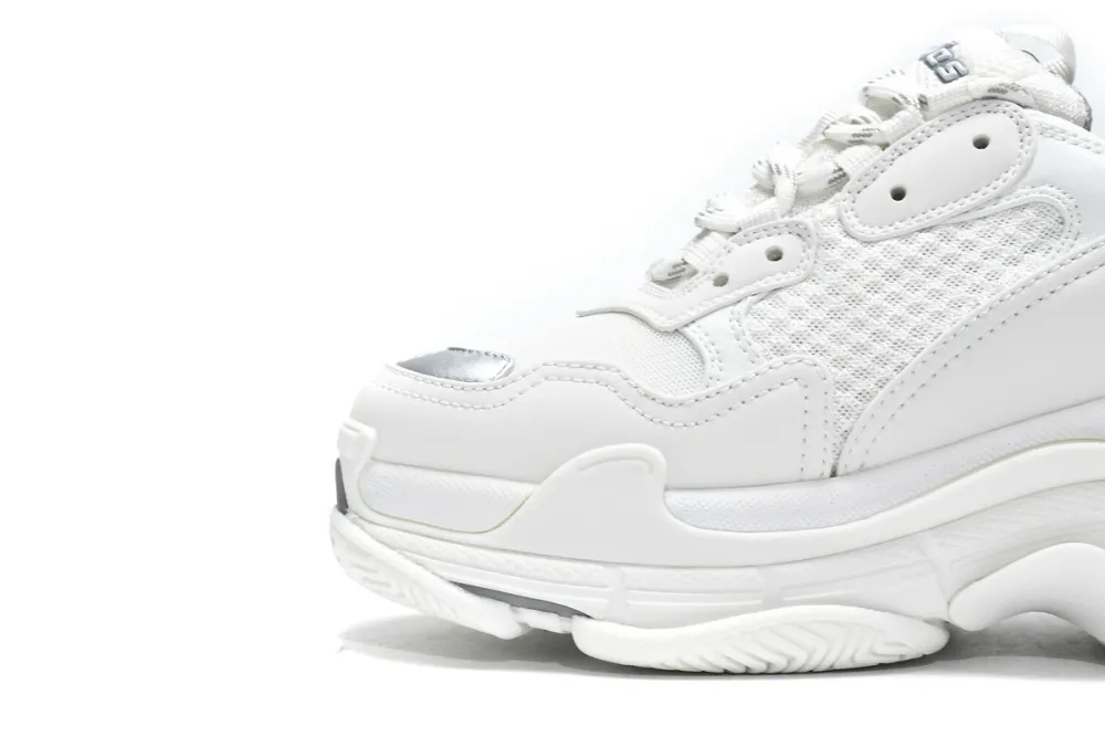  Balenciaga Triple S White Silver 524039 W2FS4 1200 