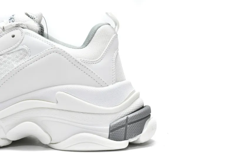  Balenciaga Triple S White Silver 524039 W2FS4 1200 